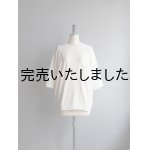 画像: Style Craft Wardrobe(スタイルクラフトワードローブ) T-SWEATER 1/2 オフホワイト