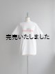 画像: ATELIER AMELOT-アトリエアメロ BERNARD TAPIE Tシャツ ホワイト