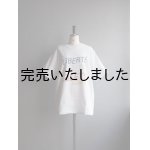 画像: ATELIER AMELOT-アトリエアメロ LIBERTE EGALITE Tシャツ ホワイト