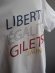 画像7: ATELIER AMELOT-アトリエアメロ LIBERTE EGALITE Tシャツ ホワイト