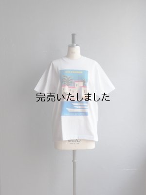 画像1: ATELIER AMELOT-アトリエアメロ  FAUX AIR FRANCE FRENCH RIVIERA ホワイト
