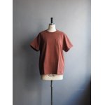 画像: alvana(アルヴァナ) 空紡CLASSIC PK TEE SHIRTS レッドブラウン
