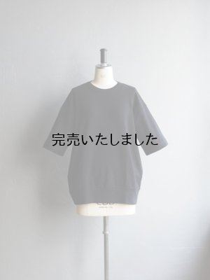 画像1: Gicipi(ジチピ) TONNO-コットンクルーネックリラックスフィットTシャツ ブラック