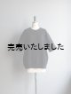 画像: Gicipi(ジチピ) TONNO-コットンクルーネックリラックスフィットTシャツ ブラック