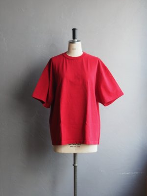 画像1: TOUGHER(タファー) BREA S/S TEE SOLID BLANK ポロレッド
