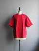 画像: TOUGHER(タファー) BREA S/S TEE SOLID BLANK ポロレッド