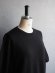 画像7: Still By Hand(スティルバイハンド) リネンコットンニットTシャツ ブラック