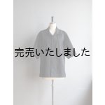 画像: Still By Hand(スティルバイハンド) ナイロンオープンカラーシャツ インクブラック