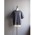 画像: Still By Hand(スティルバイハンド) ボーダー天竺Tシャツ グレー×ネイビー