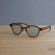 画像1: kearny eye wear(カーニーアイウェア) flanagan clear brown(blue green lens)