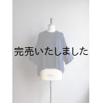 画像: jujudhau(ズーズーダウ) GATHER SHIRTS-ギャザーシャツ-ネイビー