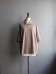 画像: Still By Hand(スティルバイハンド) カットソーポロシャツ モカベージュ