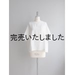 画像: jujudhau(ズーズーダウ) WIDE SHIRTS-ワイドシャツ- リネンコットンホワイト