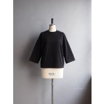 画像: LAMOND(ラモンド) ORGANIC COTTON FOOTBALL TEE-ブラック