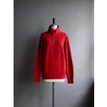 画像: VICTORIA ATHLETICS（ヴィクトリア アスレチックス） ZIP MOCK SWEAT ハーベストレッド