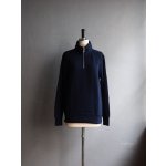 画像: VICTORIA ATHLETICS（ヴィクトリア アスレチックス） ZIP MOCK SWEAT ミッドネイビー