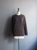 画像1: Style Craft Wardrobe(スタイルクラフトワードローブ) T-SWEATER(WOOL RIB) ウォルナット