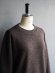 画像8: Style Craft Wardrobe(スタイルクラフトワードローブ) T-SWEATER(WOOL RIB) ウォルナット