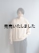 画像: Still By Hand(スティルバイハンド) ハイゲージピボッドスリーブスウェット ダスティーオレンジ