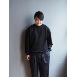 画像: LAMOND(ラモンド)SILKY CREW NECK PULLOVER -ブラック