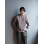 画像: LAMOND(ラモンド)SILKY CREW NECK PULLOVER -アッシュブラウン