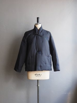 画像1: ASEEDONCLOUD(アシードンクラウド) Fog collector's blouse ネイビー(Sankayo embroidery quilt)