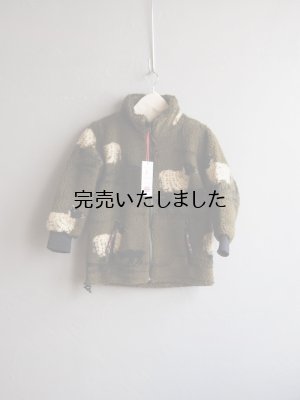 画像1: FARFIELD ORIGINAL(ファーフィールドオリジナル) CHILDS Jacket-キッズサイズフリースジャケット シープ&ラム オリーブ