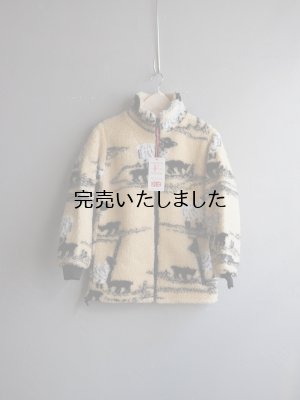 画像1: FARFIELD ORIGINAL(ファーフィールドオリジナル) CHILDS Jacket-キッズサイズフリースジャケット シープ&ラム ナチュラル