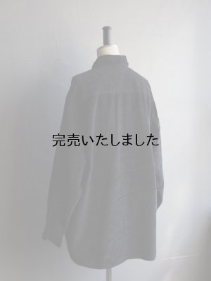 画像13: alvana(アルヴァナ) CORDUROY LEATHER PATCH SHIRTS JACKET - インクブラック