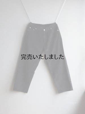 画像1: alvana(アルヴァナ) CORDUROY DYLAN STRAIGHT PANTS - インクブラック