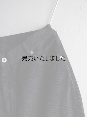画像5: alvana(アルヴァナ) CORDUROY DYLAN STRAIGHT PANTS - インクブラック