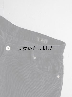 画像14: alvana(アルヴァナ) CORDUROY DYLAN STRAIGHT PANTS - インクブラック