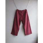 画像: alvana(アルヴァナ) NATURAL TWILL BAKER PANTS ディープパープル