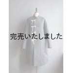 画像: Yarmo(ヤーモ) Quilting Wide Wrap Coat-キルティングワイドラップコート-グレー