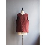 画像: ARAN(アラン) ナイロンタッサー ライナーベスト ボルドー