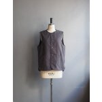 画像: ARAN(アラン) ナイロンタッサー ライナーベスト ダークグレー