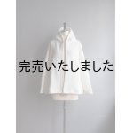 画像: DUI JUJUDHAU(デュイ ズーズーダウ) EASY PARKA-イージーパーカ-SWEAT WHITE (裏起毛)