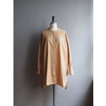 画像: jujudhau(ズーズーダウ) BAND COLLAR SHIRTS-バンドカラーシャツ-ベージュ