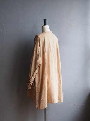 画像4: jujudhau(ズーズーダウ) BAND COLLAR SHIRTS-バンドカラーシャツ-ベージュ