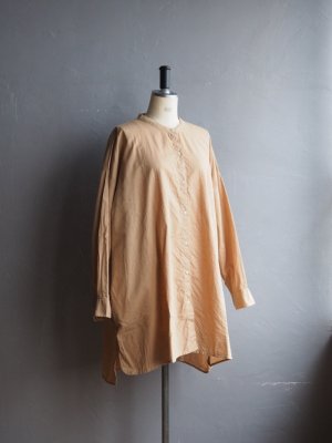 画像5: jujudhau(ズーズーダウ) BAND COLLAR SHIRTS-バンドカラーシャツ-ベージュ
