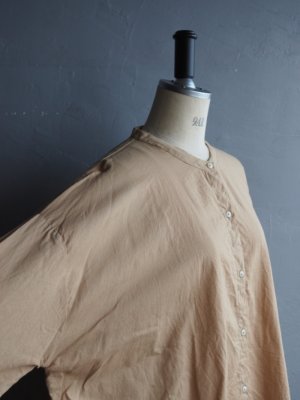 画像9: jujudhau(ズーズーダウ) BAND COLLAR SHIRTS-バンドカラーシャツ-ベージュ