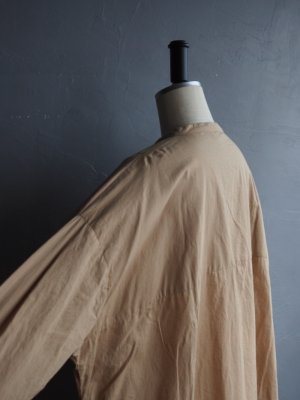 画像16: jujudhau(ズーズーダウ) BAND COLLAR SHIRTS-バンドカラーシャツ-ベージュ