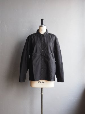 画像1: ENDS and MEANS(エンズアンドミーンズ) Light Shirts Jacket-ライトシャツジャケット- ブラック