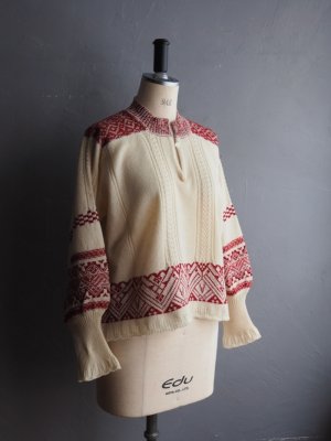 画像6: ASEEDONCLOUD(アシードンクラウド) Seiyako jacquard blouse オフホワイト