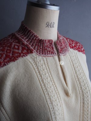 画像8: ASEEDONCLOUD(アシードンクラウド) Seiyako jacquard blouse オフホワイト