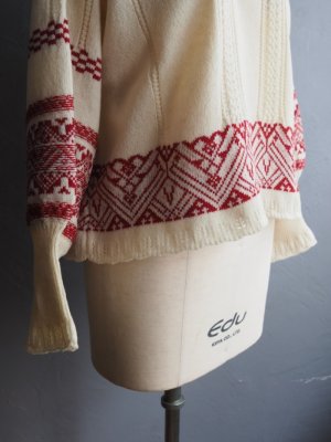 画像10: ASEEDONCLOUD(アシードンクラウド) Seiyako jacquard blouse オフホワイト