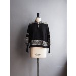 画像: ASEEDONCLOUD(アシードンクラウド) Seiyako jacquard blouse ブラック