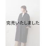 画像: pub(ピューブ) コットンワッシャー シャツワンピース ブラック