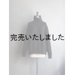 画像: Still By Hand(スティルバイハンド) コットンハイネックスウェット ブラック