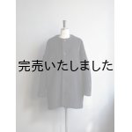 画像: HONNETE(オネット) Boa Oversized No Collar Jacket-ブラック